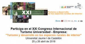 Lee más sobre el artículo XXI Congreso Internacional de Turismo Universidad – Empresa. Castellón