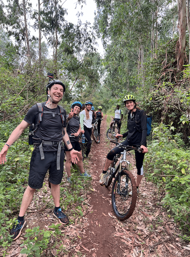 Bici por Nairobi Kenia